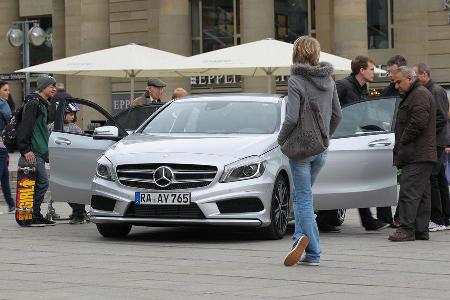 Mercedes A-Klasse, Front, Fugngerzone