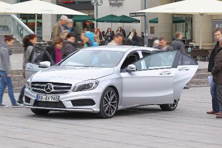Mercedes A-Klasse, Front, Fugngerzone