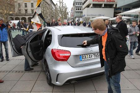 Mercedes A-Klasse, Heck, Fugngerzone