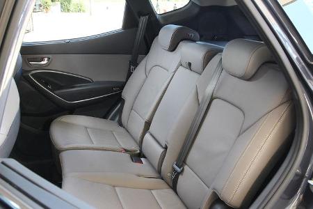 Hyundai Santa Fe 2.0 CRDi, Rückbank