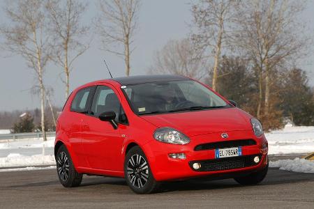 Fiat Punto 0,9 Twinair Start&Stopp Easy, Front, Kurve