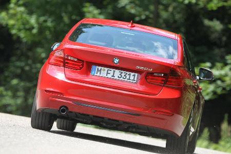 BMW 320d Automatik, Heckansicht