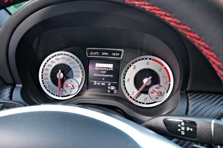 Mercedes A-Klasse, Tacho, Rundinstrumente