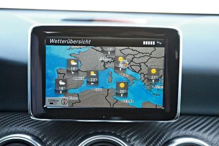 Mercedes A-Klasse, Bildschirm, Bordcomputer