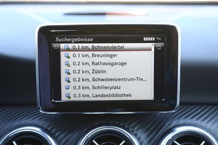 Mercedes A-Klasse, Bildschirm, Bordcomputer