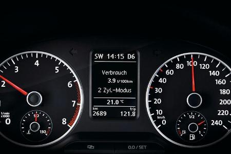 VW Polo Blue GT, Tacho, Rundinstrumente