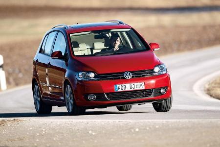VW Golf Plus 1.4 TSI, Frontansicht, Kurve VW Golf Plus 1.4 TSI, Frontansicht, Kurve