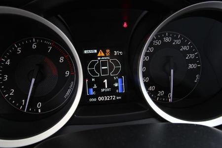 Mitsubishi Lancer Evo, Rundinstrumente