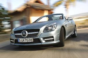 03/11 aumospo 07/2011 Mercedes SLK 350, Cabrio, Roadster