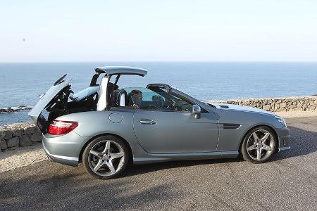03/11 aumospo 07/2011 Mercedes SLK 350, Cabrio, Roadster, Dach öffnen