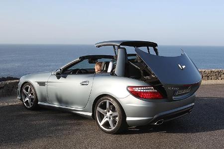 03/11 aumospo 07/2011 Mercedes SLK 350, Cabrio, Roadster, Dach öffnen