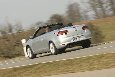 VW Eos 2.0 TDI Blue Motion Technology, Cabrio, Heck