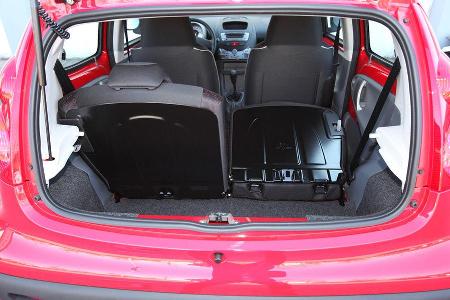 Peugeot 107, Kofferraum