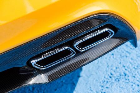 Mercedes SLS AMG Black Series, Auspuff, Endrohre