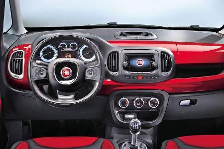 Fiat 500L, Cockpit, Lenkrad
