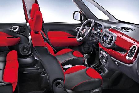 Fiat 500L, Fahrersitz, Sitze, Cockpit