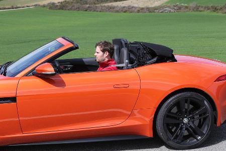 Jaguar F-Type S, Verdeck, ffnet