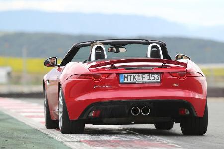 Jaguar F-Type S, Heckansicht