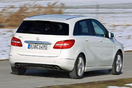 Mercedes B 250, Heckansicht