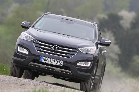 Hyundai Santa Fe 2.2 CR Di 4WD, Frontansicht