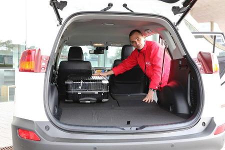 Toyota RAV4, Rücksitz, Umklappen