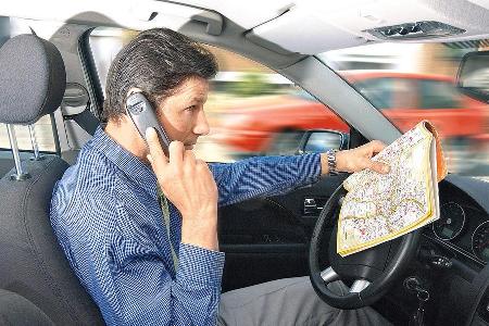 Telefonieren, Cockpit, Handy Telefonieren, Cockpit, Handy
