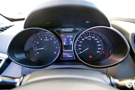 Hyundai Veloster 1.6 Turbo, Rundinstrumente