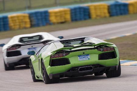 Lamborghini Aventador LP 700-4 Roadster, Heckansicht