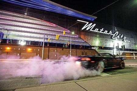 Chevrolet Camaro ZL1 Cabrio, Heckansicht, Burnout