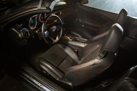 Chevrolet Camaro ZL1 Cabrio, Cockpit, Sitze
