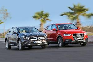 Mercedes GLA und Audi Q3 im Vergleich