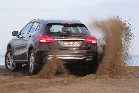 Mercedes GLA 220 CDI 4Matic, Heckansicht