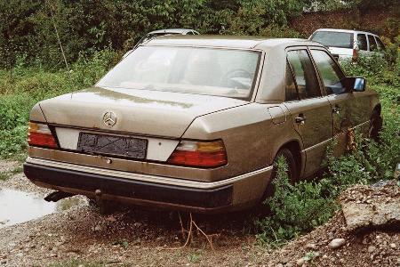 Mercedes 300 D, Heckansicht Mercedes 300 D, Heckansicht