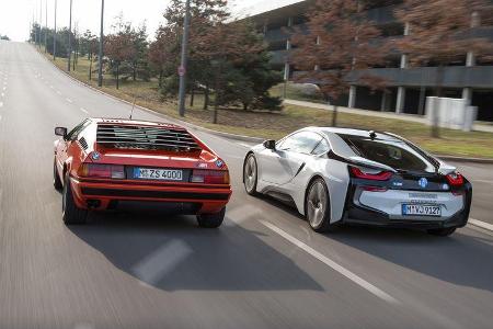 BMW M1, BMW i8, Heckansicht