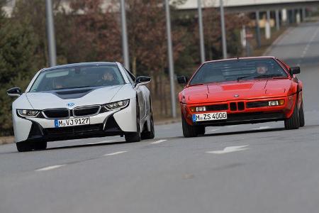 BMW M1, BMW i8, Frontansicht