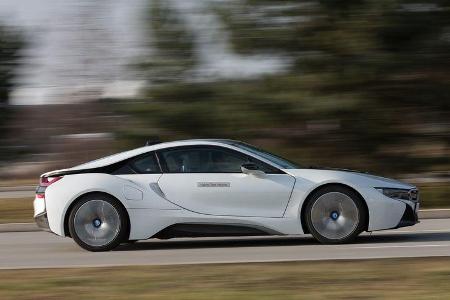BMW i8, Seitenansicht