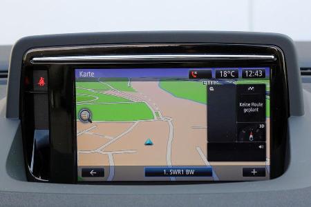 Renault Mgane Coup-Cabriolet TCe 130, Navi, Bildschirm