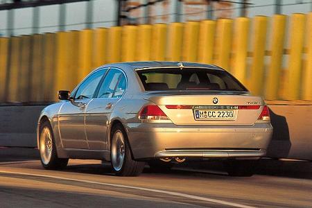 BMW 745i (E65), Heckansicht BMW 745i (E65), Heckansicht