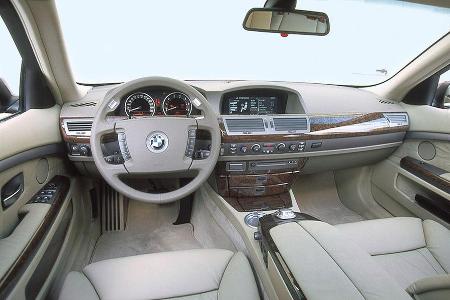 BMW 745i (E65), Cockpit