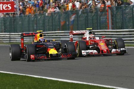Verstappen vs. Räikkönen - GP Belgien 2016 Verstappen vs. Räikkönen - GP Belgien 2016