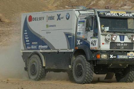 Im Service-Truck werden alle notwendigen Teile mitgeführt.