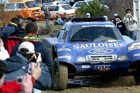 Schlesser in seinem Buggy.