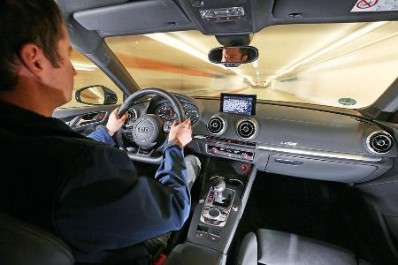 Audi A3 Sportback g-tron, Cockpit, Fahrersicht