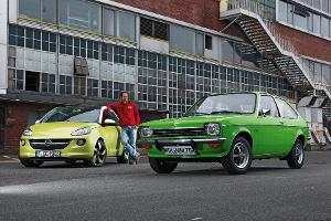 Opel Kadett City 1200, Opel Adam 1.4 Jam, Frontansicht