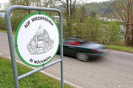 Mazda MX-5, Heckansicht, Ortsschild