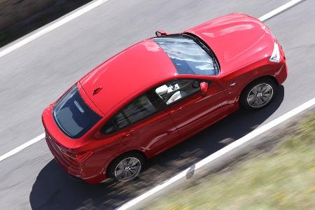 BMW X4 xDrive 35i, Draufsicht