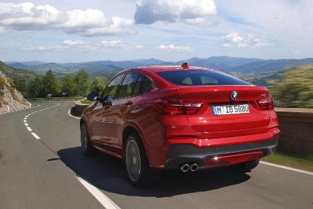 BMW X4 xDrive 35i, Heckansicht