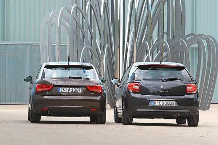Audi A1 und Citroen DS3