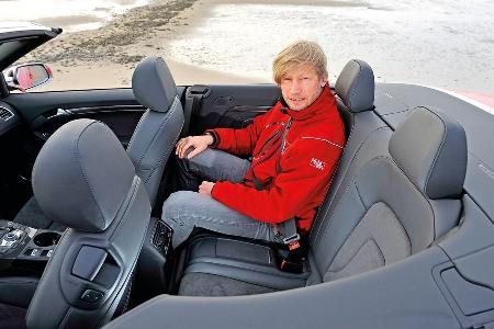 Audi S5 Cabrio, Rcksitze