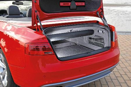 Audi S5 Cabrio, Kofferraum